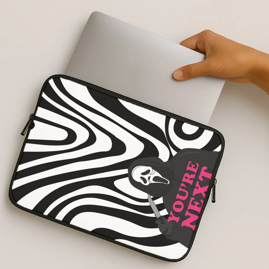 You're Next Laptop Sleeve Trendy Pattern Hand Feel