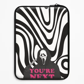 Protective Quality Slim Texture You're Next Laptop Sleeve
