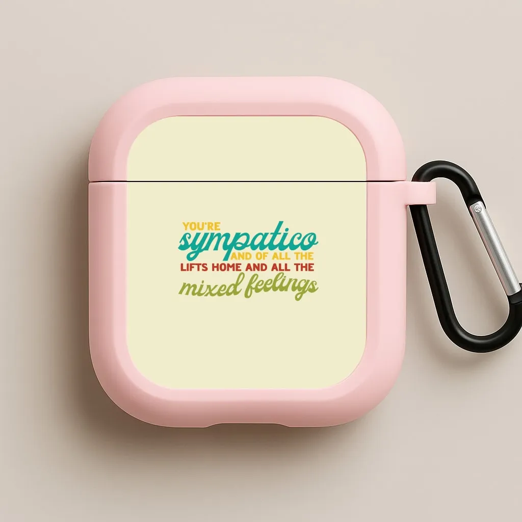 Minimalist Gadget Storage durable matte airpods cover You're Sympatico AirPods Case