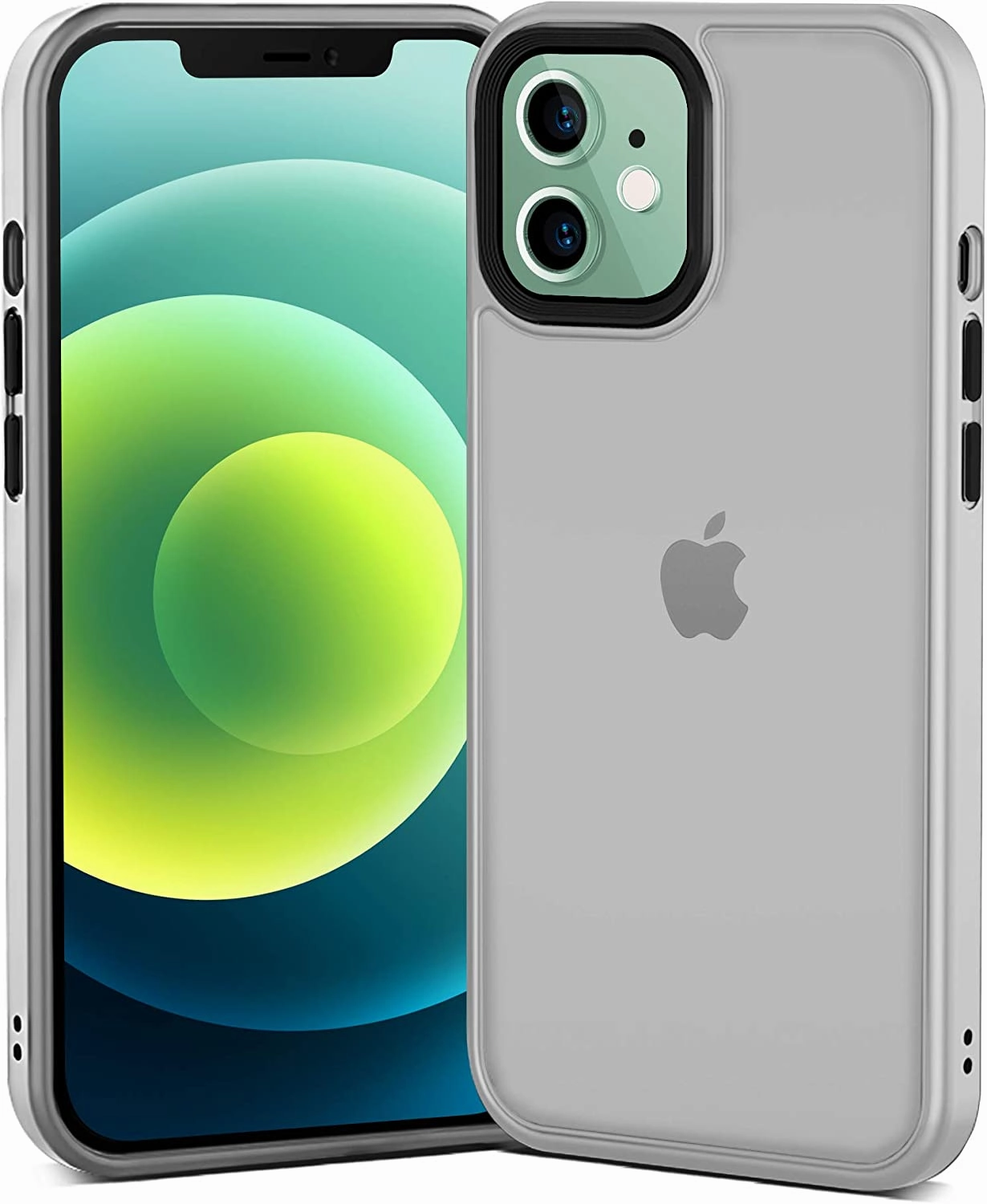 iPhone 12 Mini Case with Exchangeable Buttons [5.4 Inch] Full Screen Guard