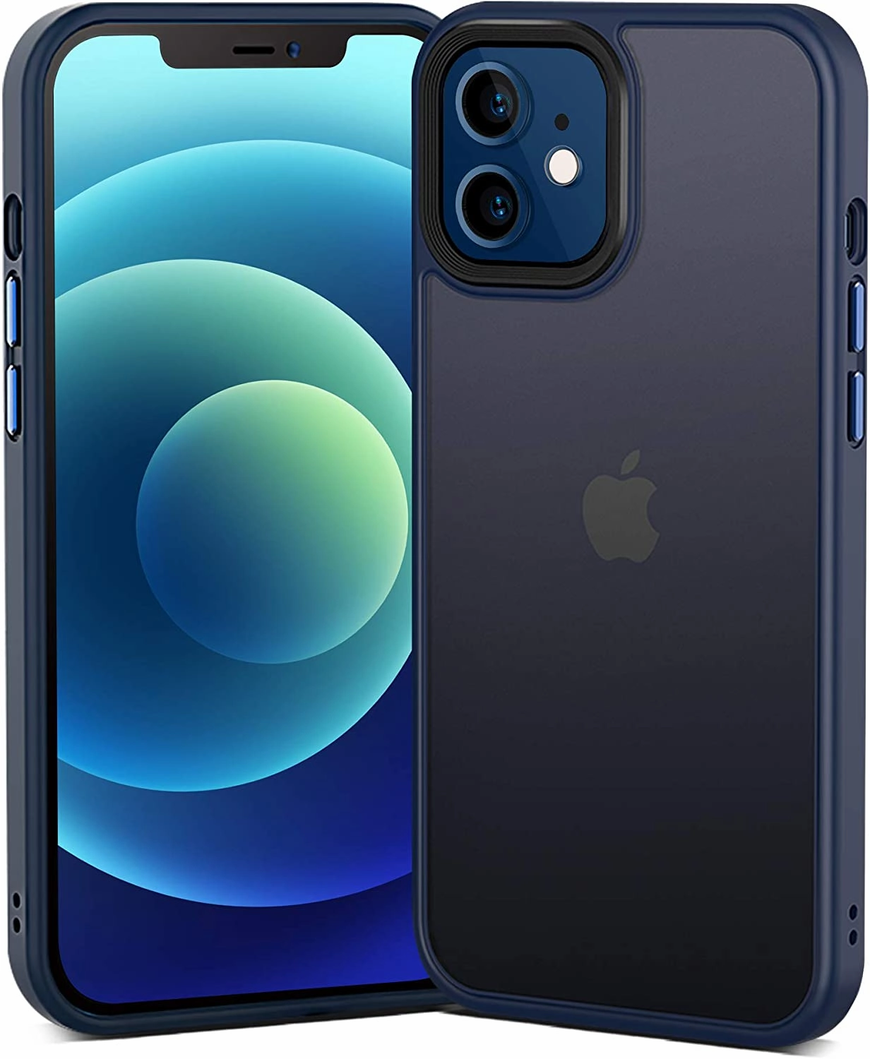 iPhone 12 Mini Case with Exchangeable Buttons [5.4 Inch] Screen Defense Max Ultra