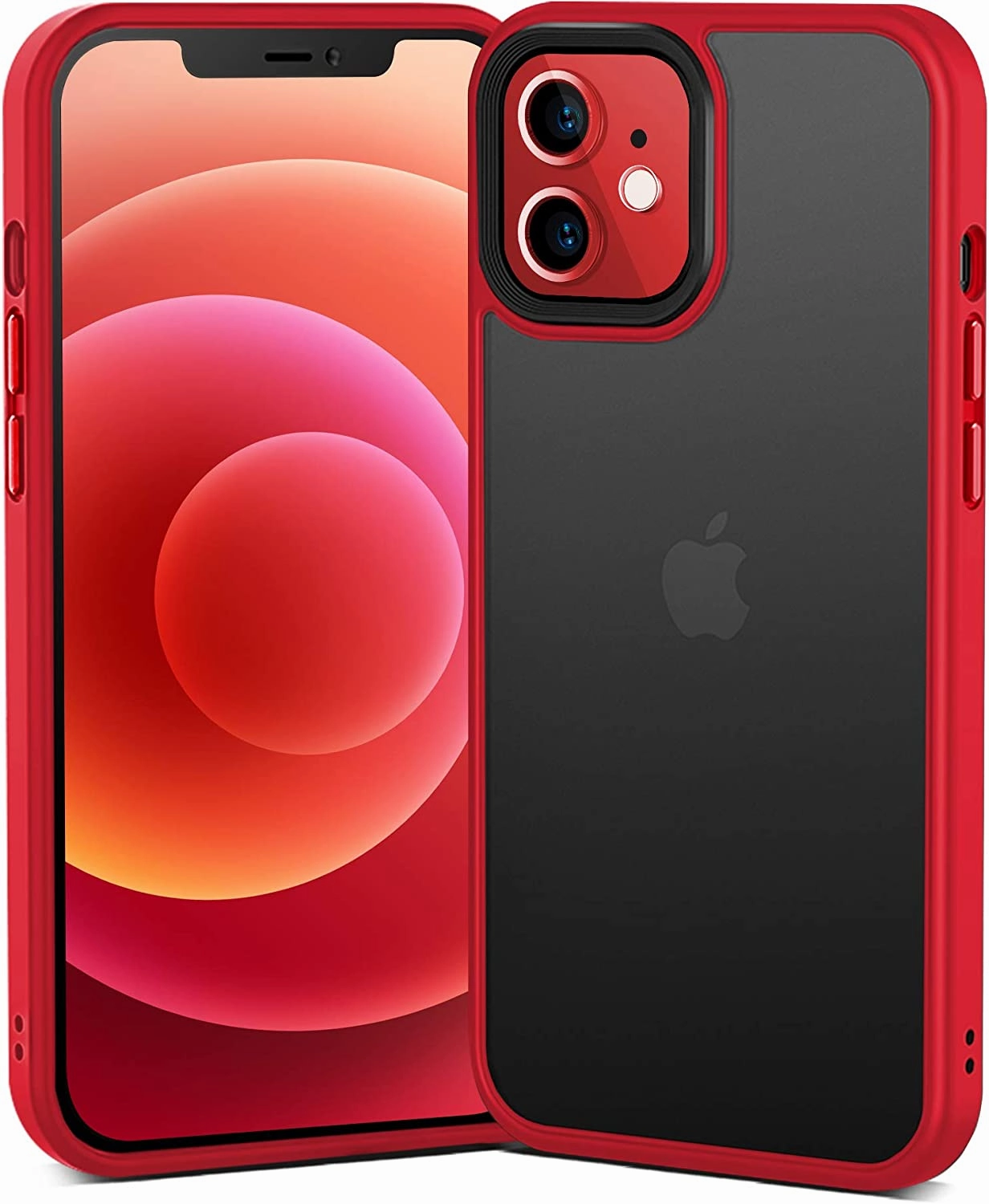 Matte Finish iPhone 12 Mini Case with Exchangeable Buttons [5.4 Inch]